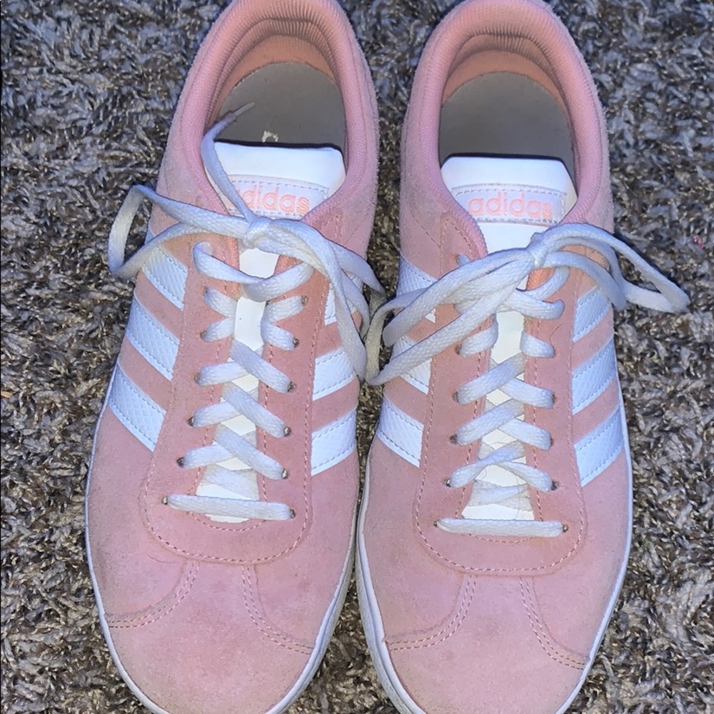 Women’s Pink Adidas Shoes Size 8